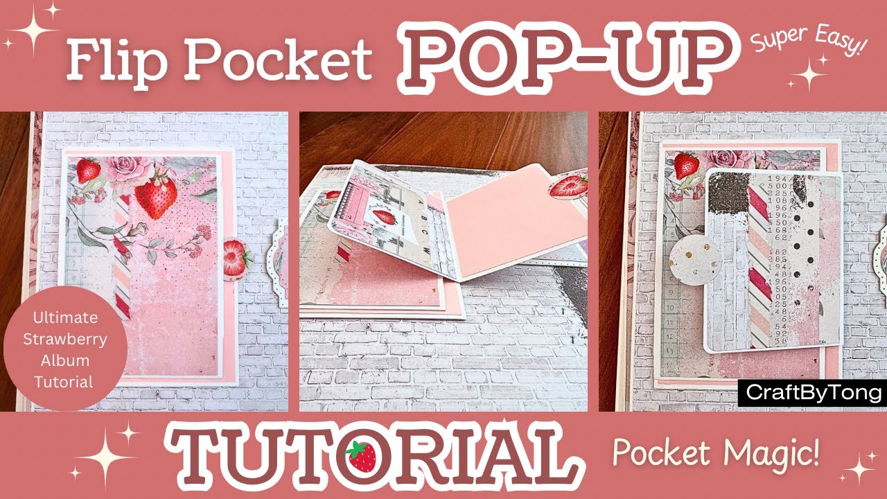 Easy Flip Pocket Pop Up | Magical Scrapbook Idea for Beginners!