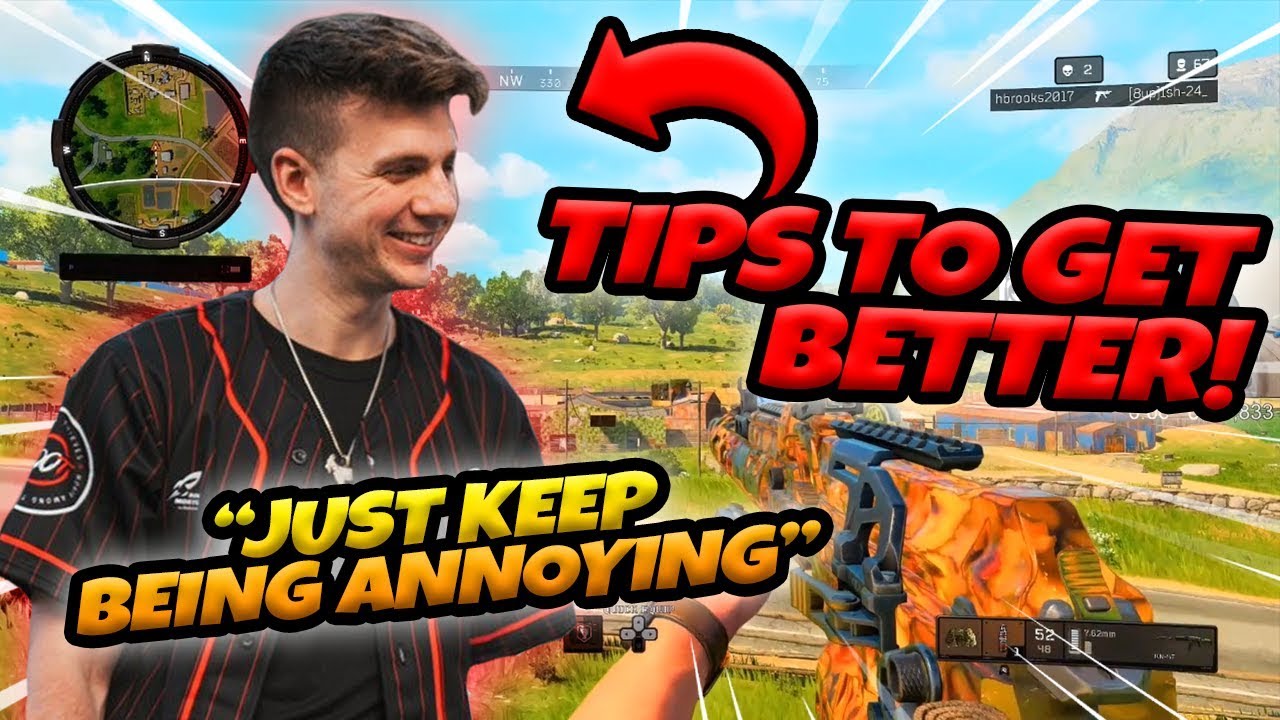 HOW TO GET BETTER AT BLACKOUT! TIPS FROM CROWDER! (Call of Duty: Blackout)