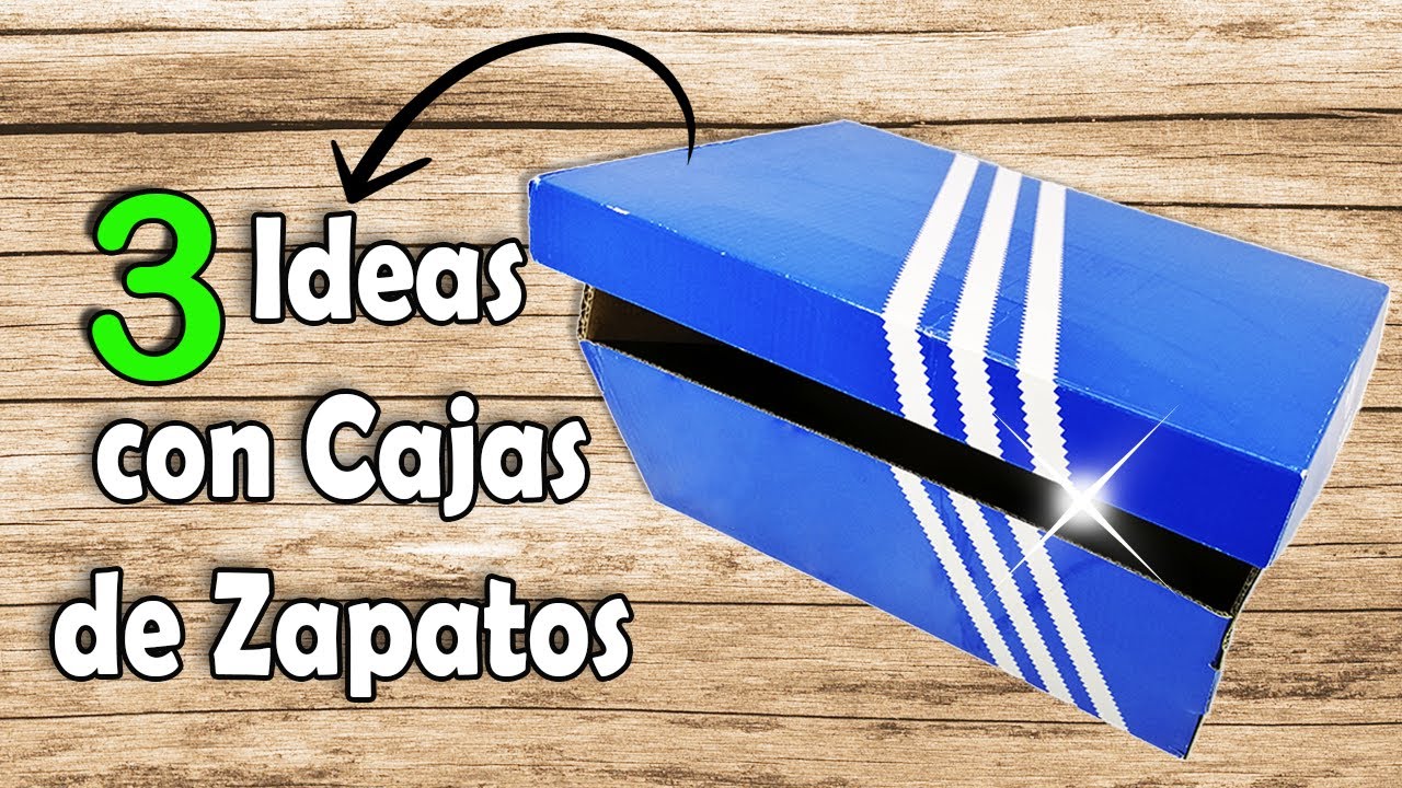 3 IDEAS para RECICLAR CAJAS de ZAPATOS (RECICLAJE) Ecobrisa