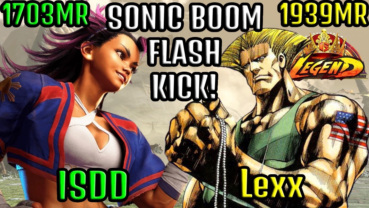 🔥 STREET FIGHTER 6 ➥ ISDD (YASMINE ヤスミン) VS. Lexx (GUILE ガイル)  LEGEND/MASTER RANKS 🔥