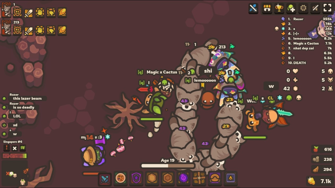 taming.io kill & triple Vietnamese clip