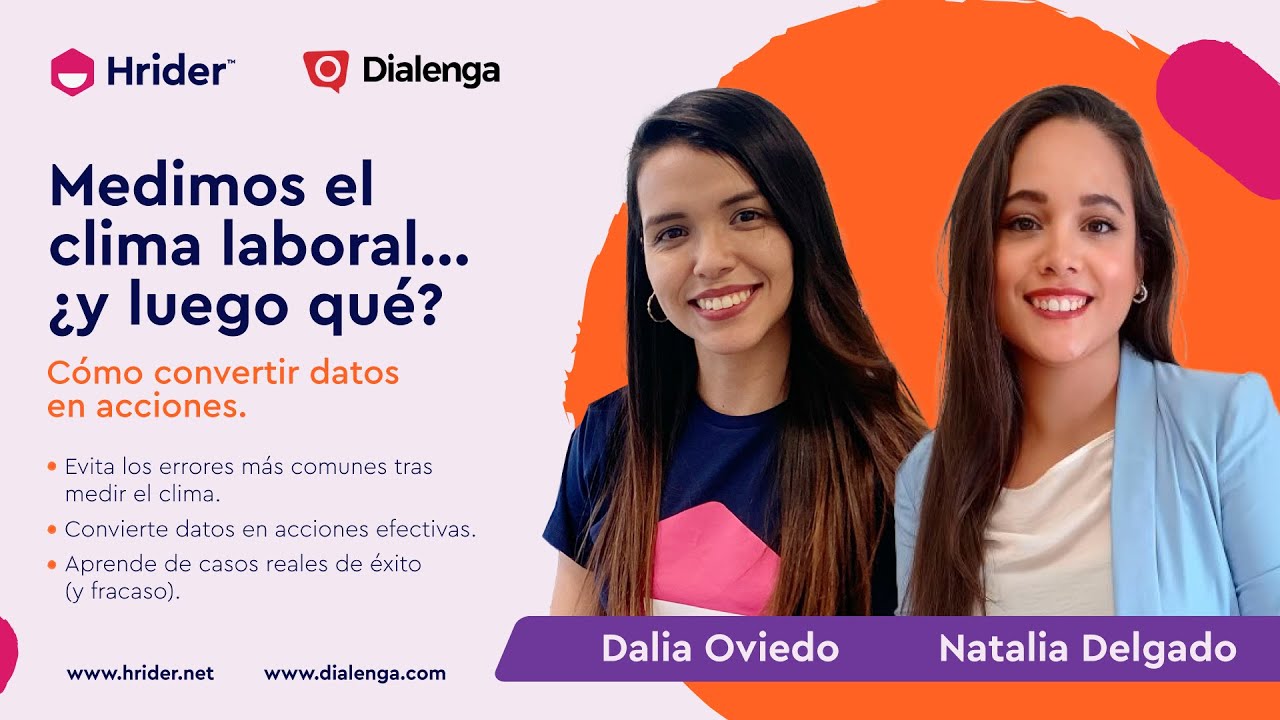Medimos el clima laboral... &iquest;y luego qu&eacute;? | Hrider Webinar #10