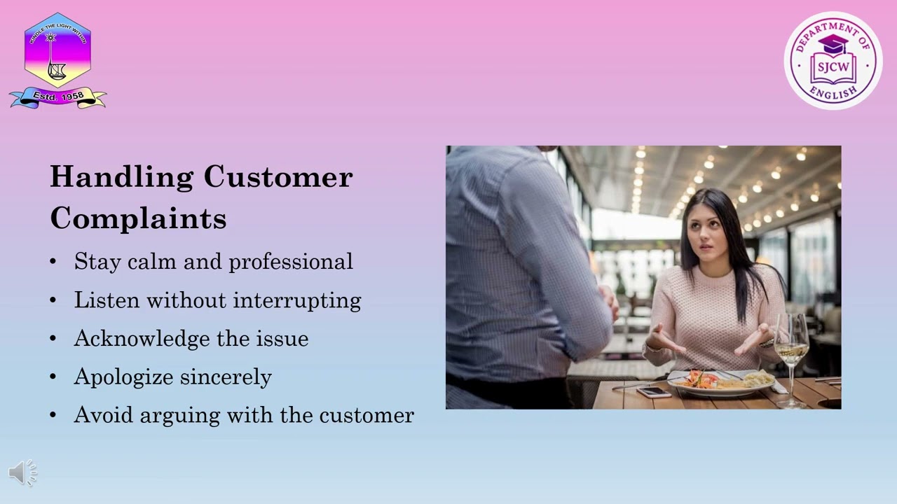 Module V Topic   3: Handling Customer Orders