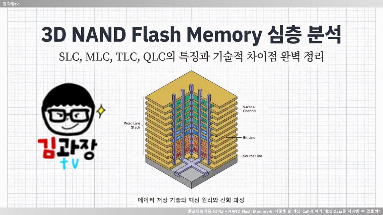 [원포인트레슨] NAND Flash Memory는 어떻게 한 개의 Cell에 여러 개의 데이터를 저장하게 되었을까?