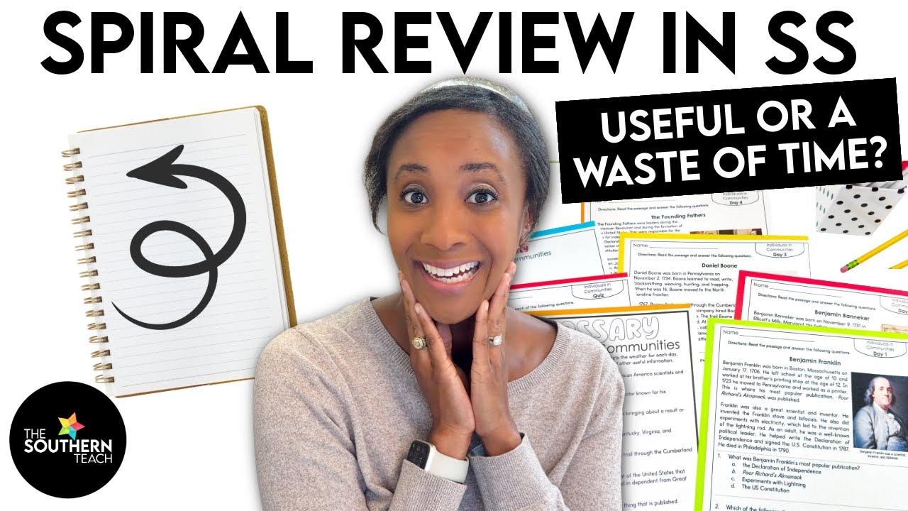 How to Spiral Learning in Social Studies (So Kids Don’t Forget!) | Spiral Review Strategies