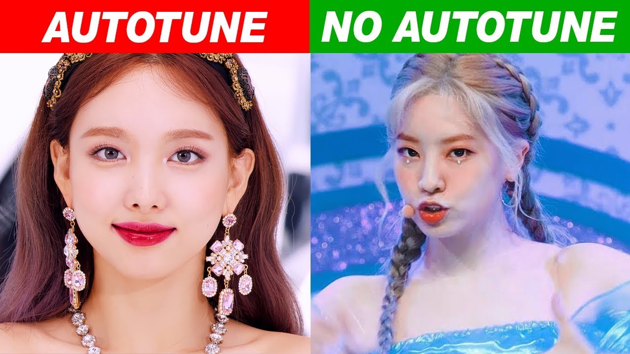 KPOP IDOLS AUTOTUNE VS NO AUTOTUNE (MV vs LIVE!) PART 3