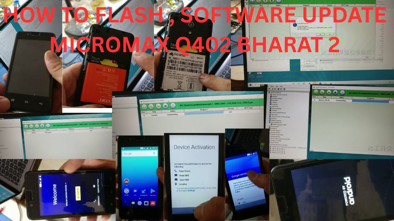 HOW TO FLASH , SOFTWARE UPDATE  MICROMAX Q402 BHARAT 2