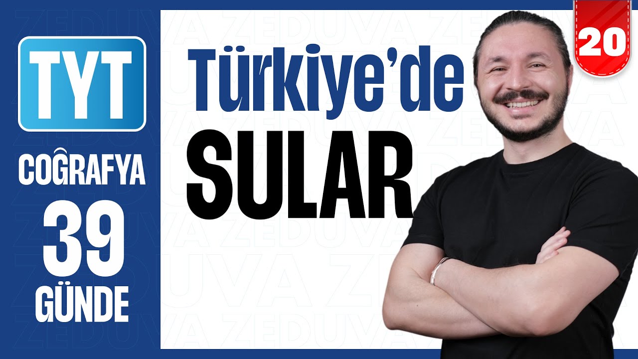 Türkiye'de sular konu anlatımı ve soru çözümü | 39 GÜNDE AYRINTILI TYT COĞRAFYA KAMPI 2026 | 20