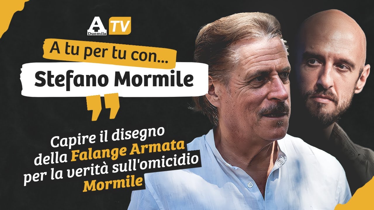 ''Capire il disegno della Falange Armata, per la verit&agrave; sull'omicidio Mormile''