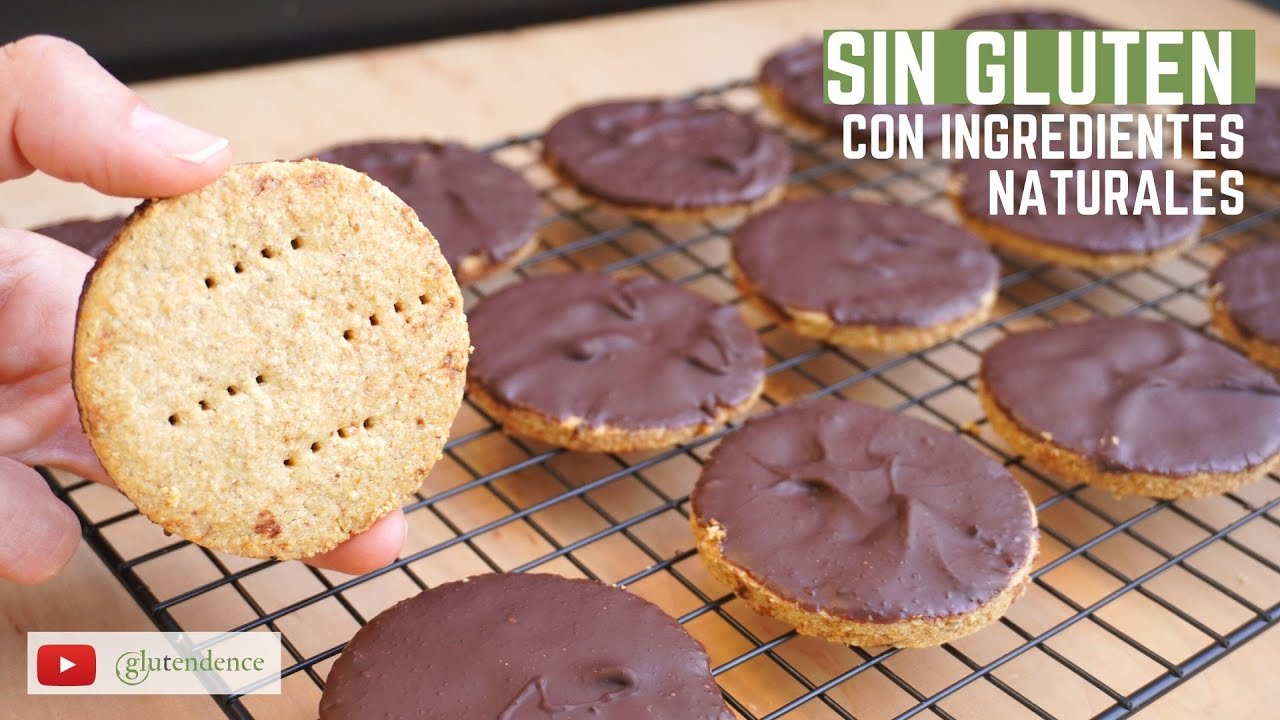 Galletas SIN GLUTEN TIPO DIGESTIVE de avena integral ¡SÓLO 6 INGREDIENTES!