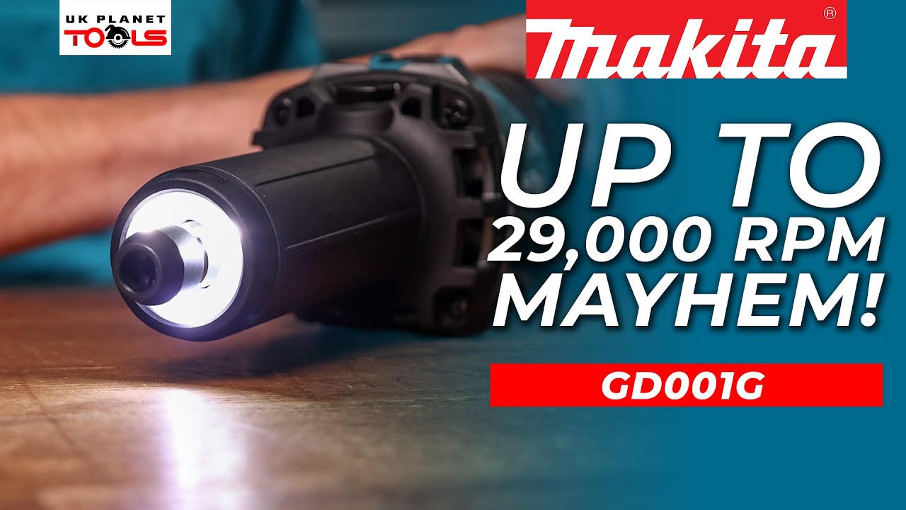 Makita GD001G XGT | Шлифовальный станок с частотой вращения 7000–29000 об/мин