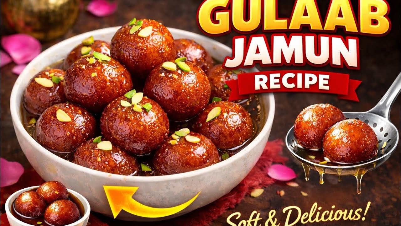Gulab Jamun Recipe 😋| Manju Di Rasoi |