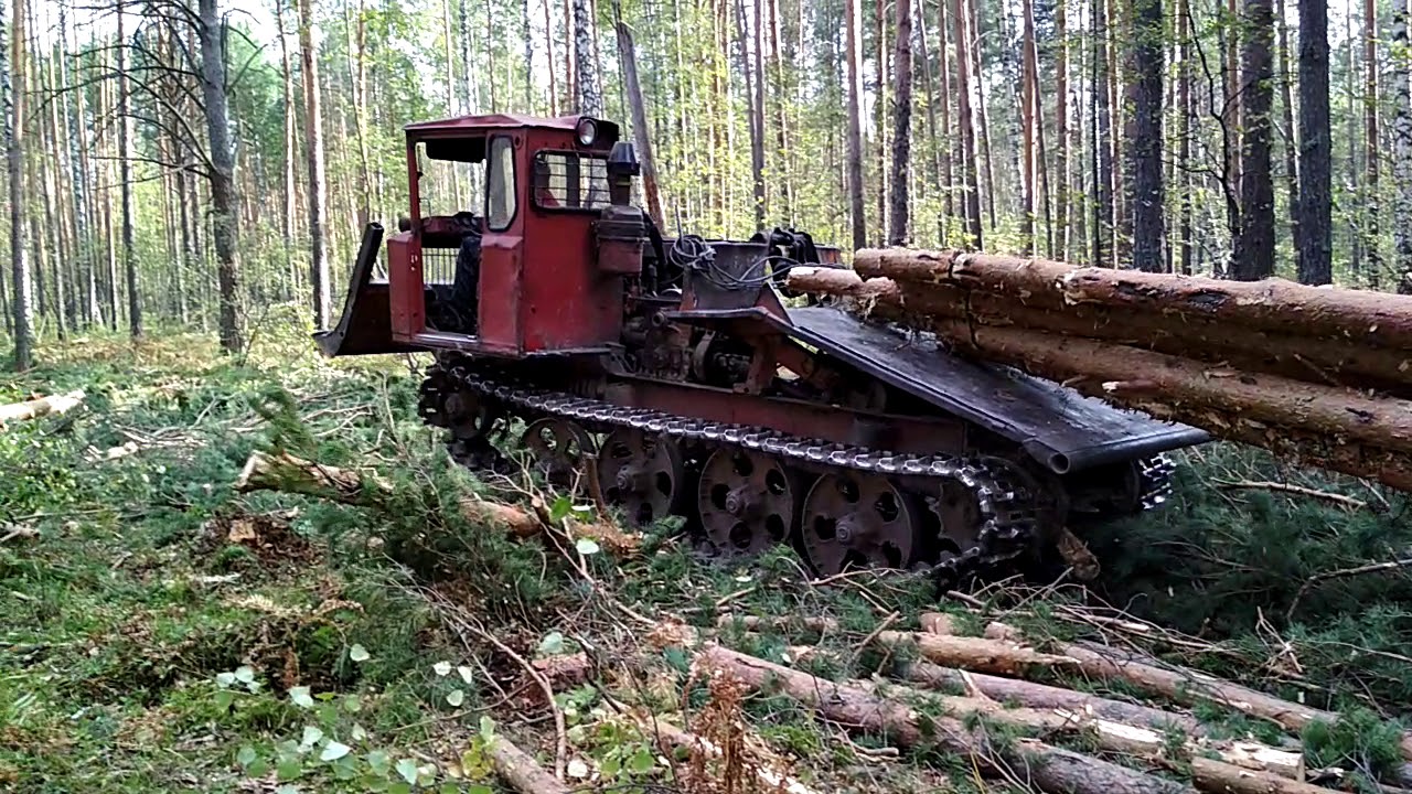 Работа на ТДТ-55