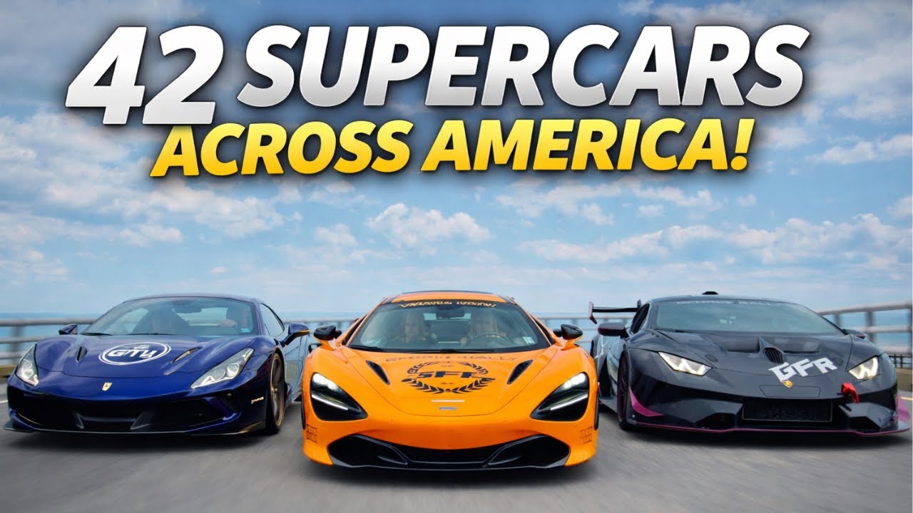 What Happens When 42 Supercars Go Across North America Episode 2 Full Episodes 