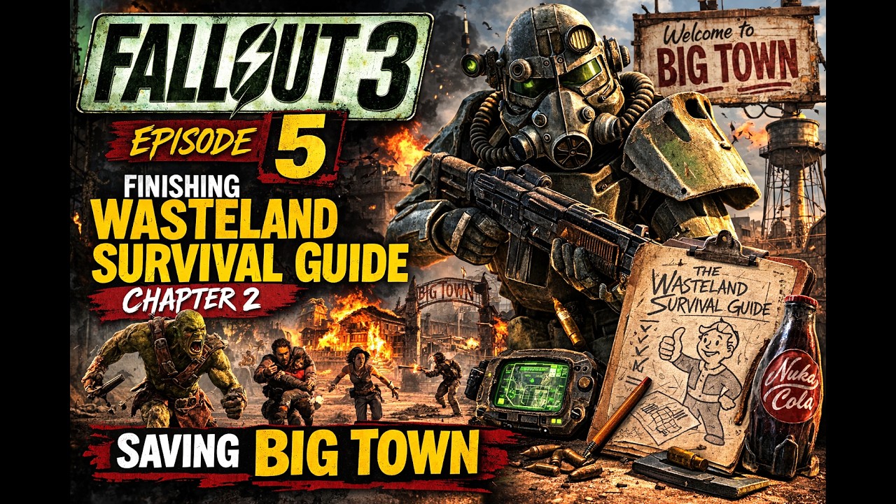 Fallout 3 Playthrough - Episode 5 I Big Town Rescue Mission