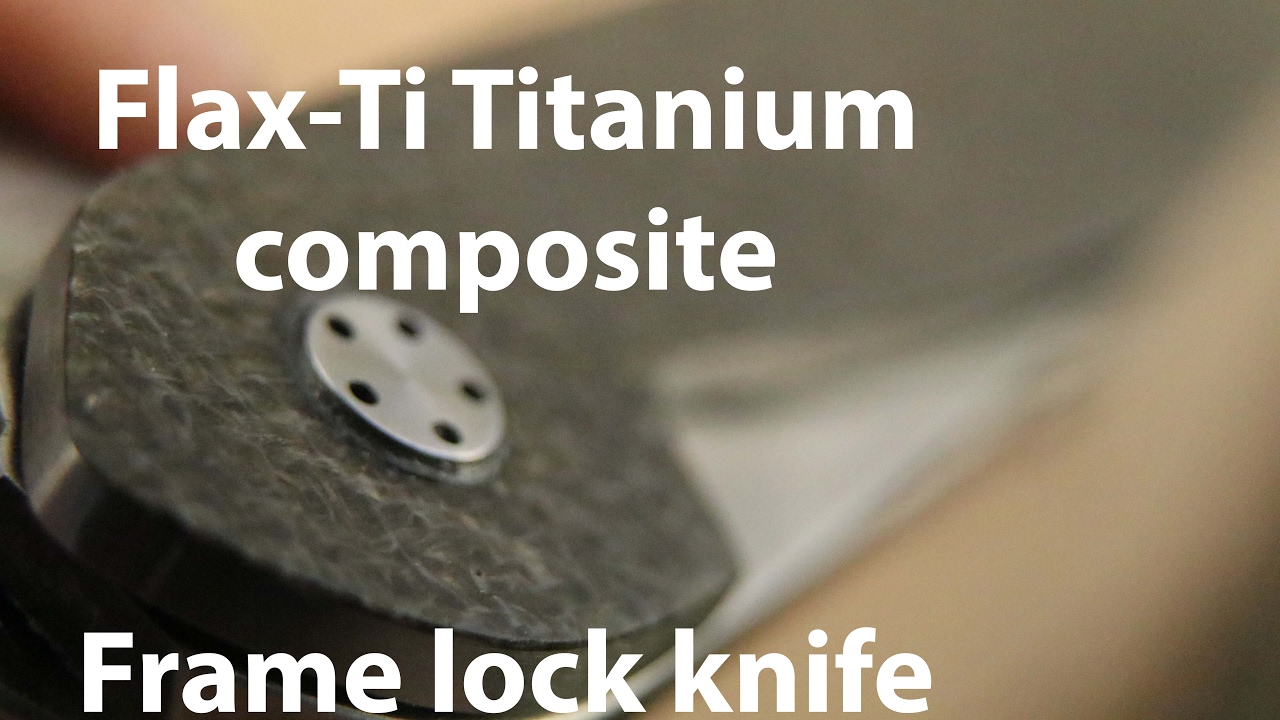 Knives by the Sea Episode 4: Making a titanium laminate frame lock knife
