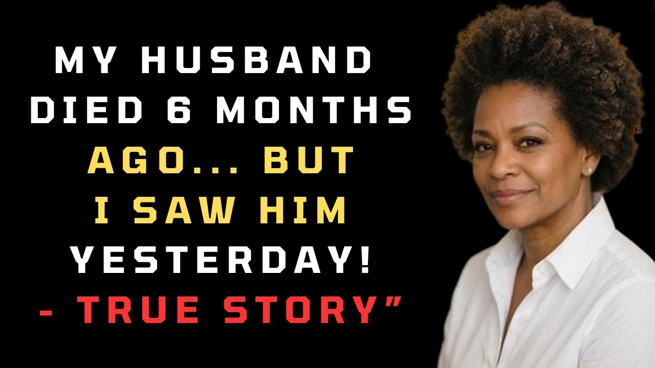 HER TRUE STORY 👵💔 “My Husband Died 6 Months Ago… So Who Did I See At The Grocery Store?”