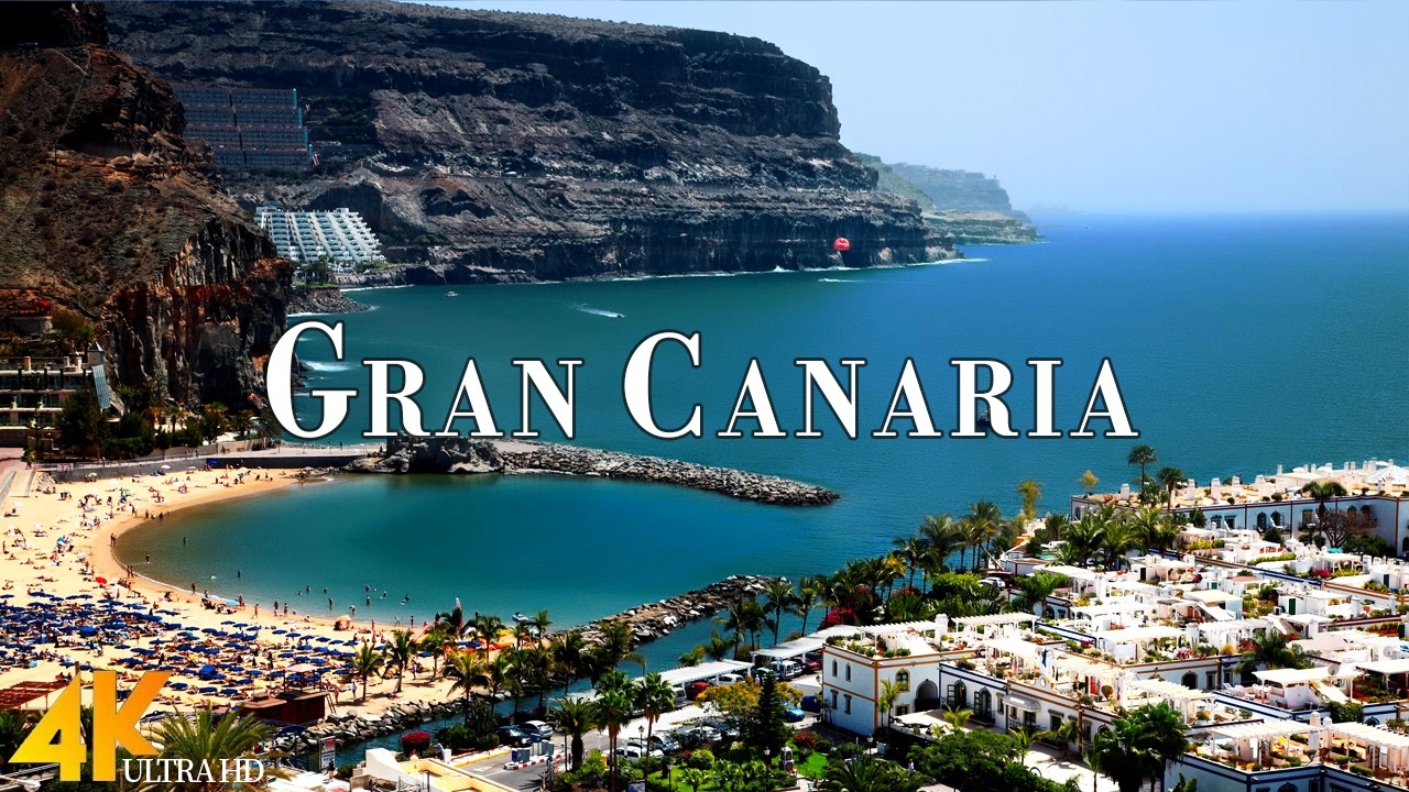 Gran Canaria 4K Ultra HD • Stunning Footage, Scenic Relaxation Film with Calming Music