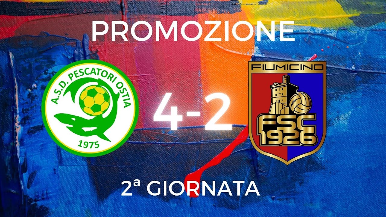 Promozione | 2ª Giornata | Pescatori Ostia-Fiumicino SC26 4-2