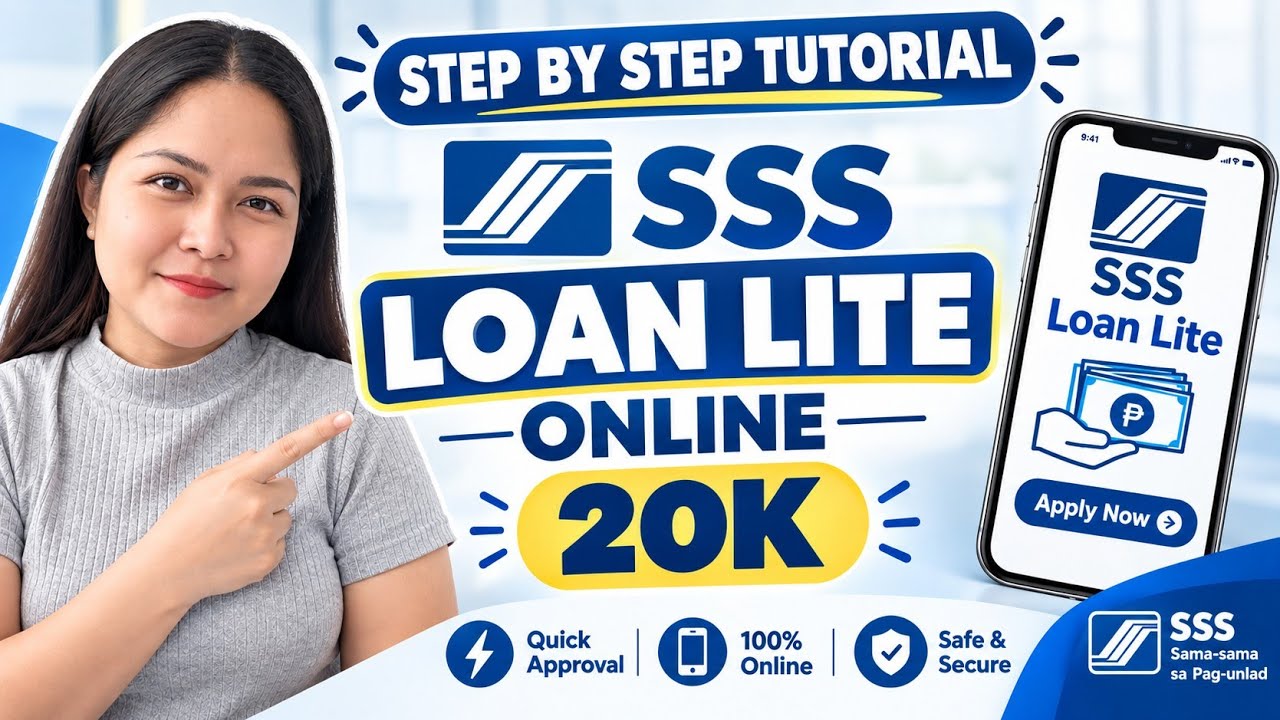 How to apply SSS LOAN LITE online? #sss #microloan