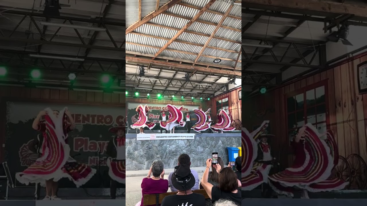 Folcklore cuadro de Jalisco, Bafocorp chile , niebla, feria costumbrista,2026, playa grande Valdivia