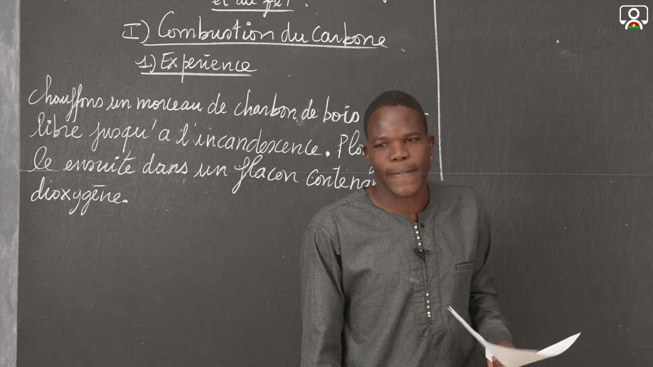 Cours - 3e - Chimie : L'Oxydation du carbone, du souffre et du fer 1/8