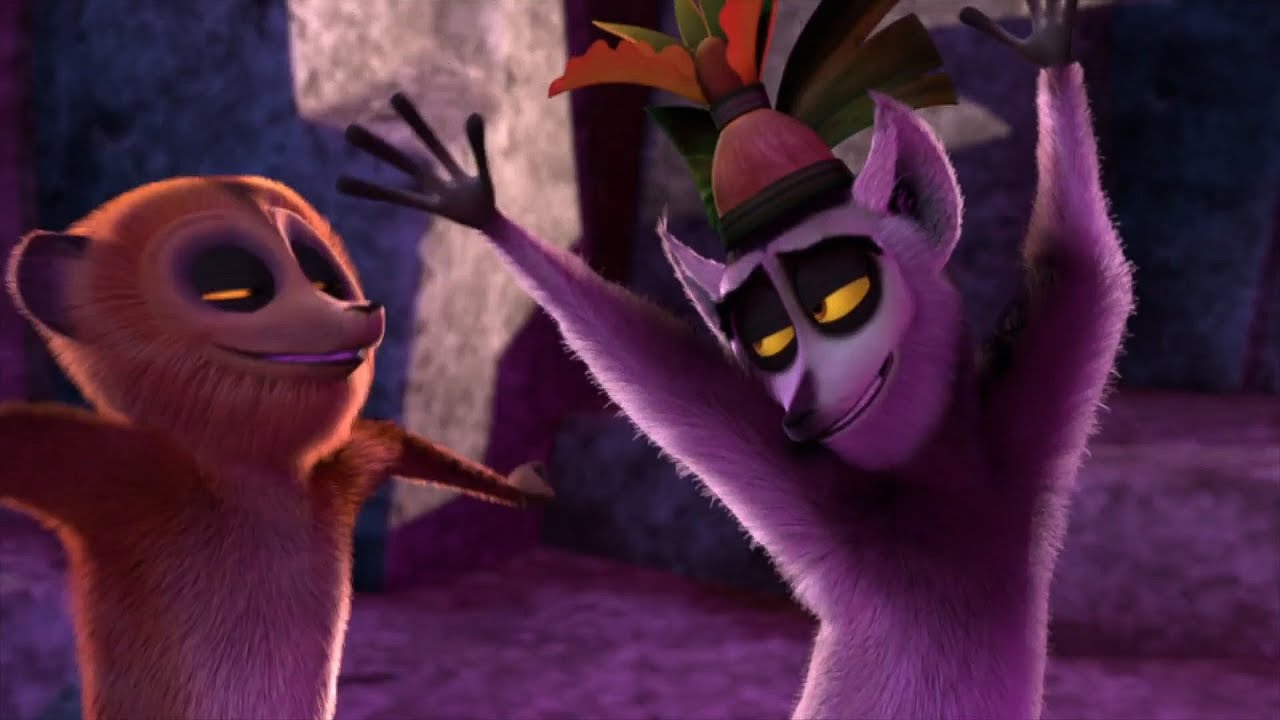 Król Julian i ostro zakrapiana impreza