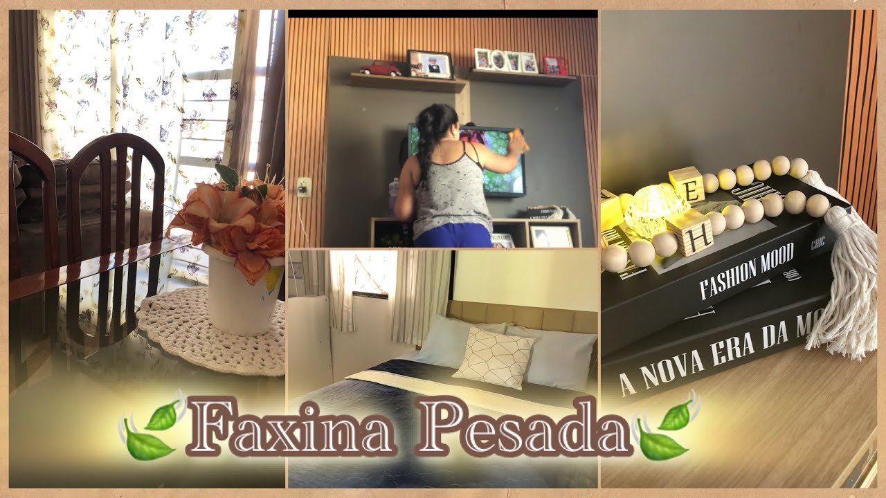 Faxina Pesada e completa/quarto e sala 