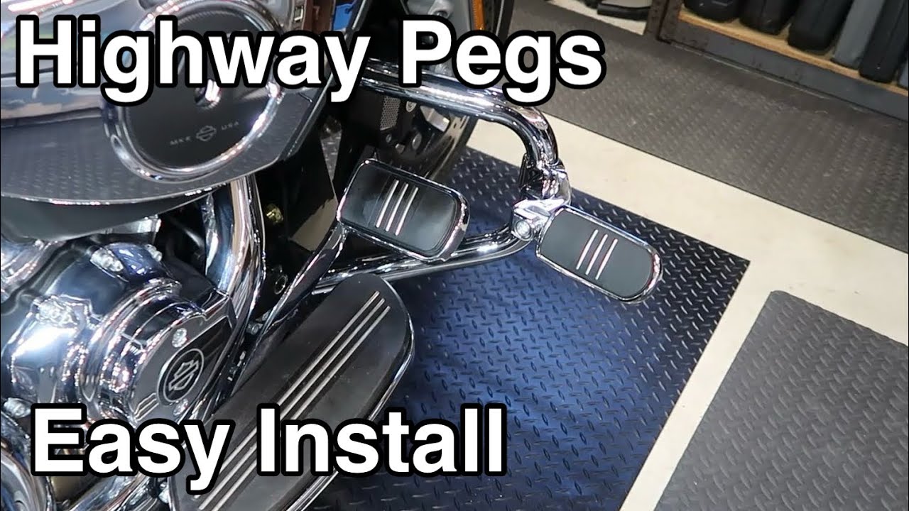 Customizing My 2024 Harley Road Glide With Highway Pegs!