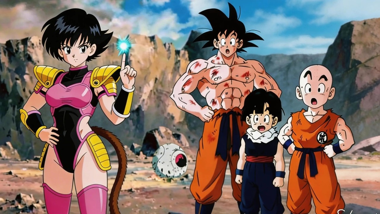 LA HERMANA DE VEGETA VIAJA A LA TIERRA EN BUSCA DE SU HERMANO