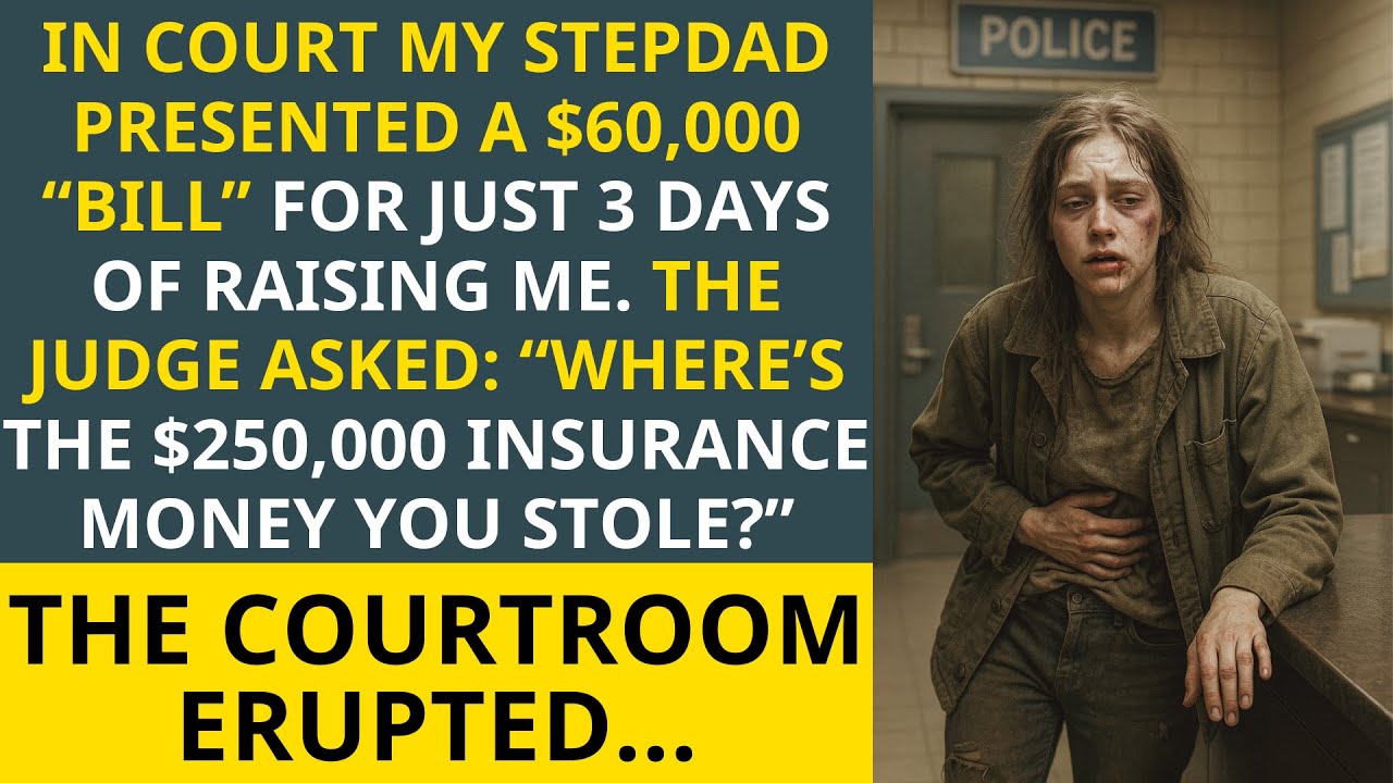 Stepdad Demanded $60K After Just 3 Days of ‘Raising Me’–I Collapsed at the Police Station Near Death