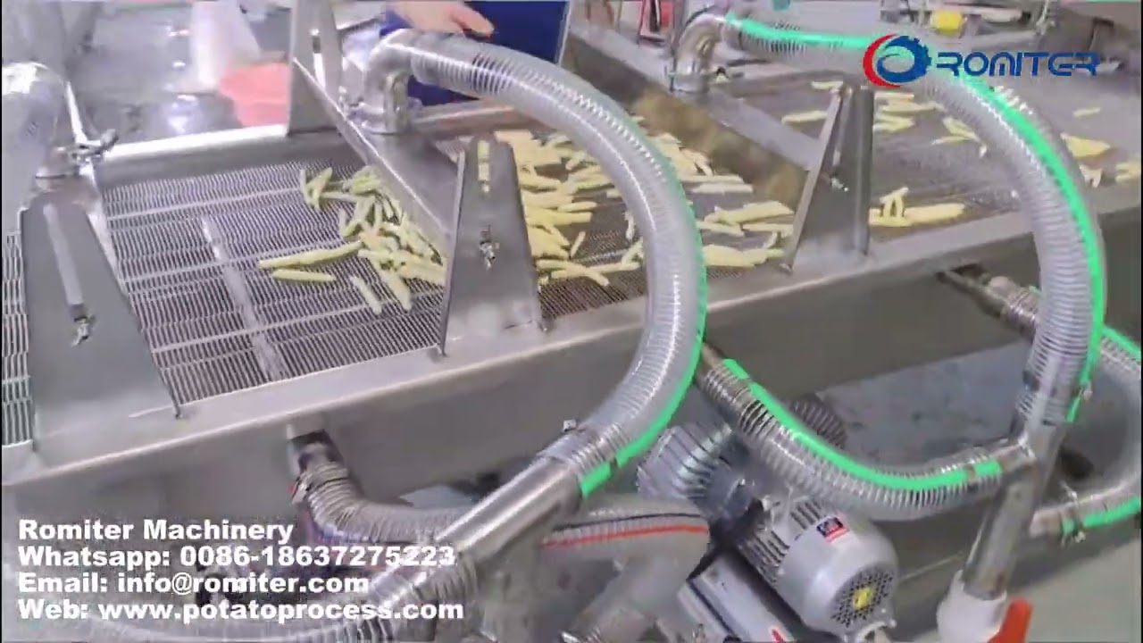 Automatic Frozen French Fries Stick Batter Coating Machine
