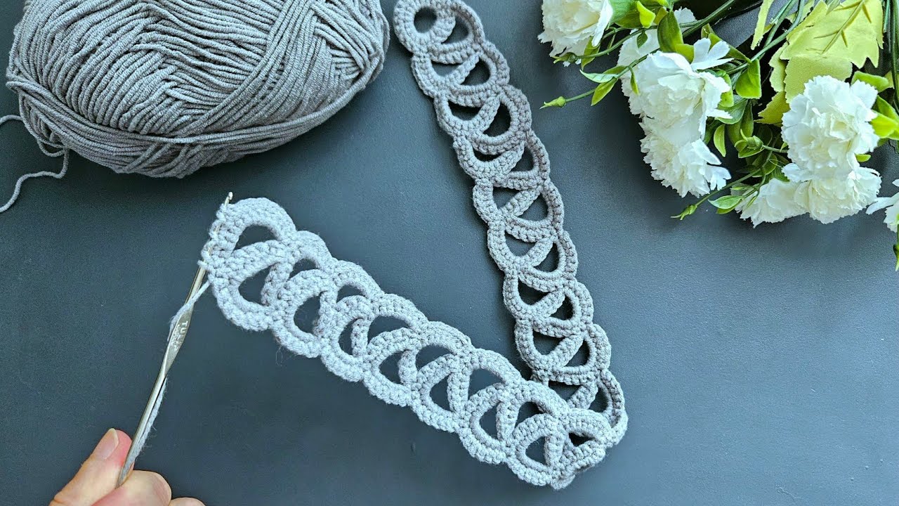 Wow Amazing!. Crochet bag handle model explanation ✅️ Hair band, belt model