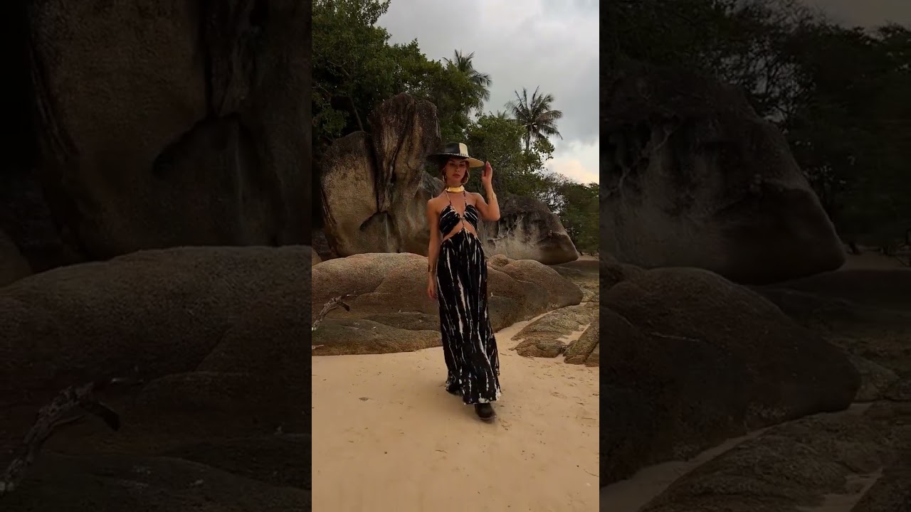 Tie Dye Boho Maxi Dress / Resort Vacation Outfit / Handmade Flowy Summer Dress