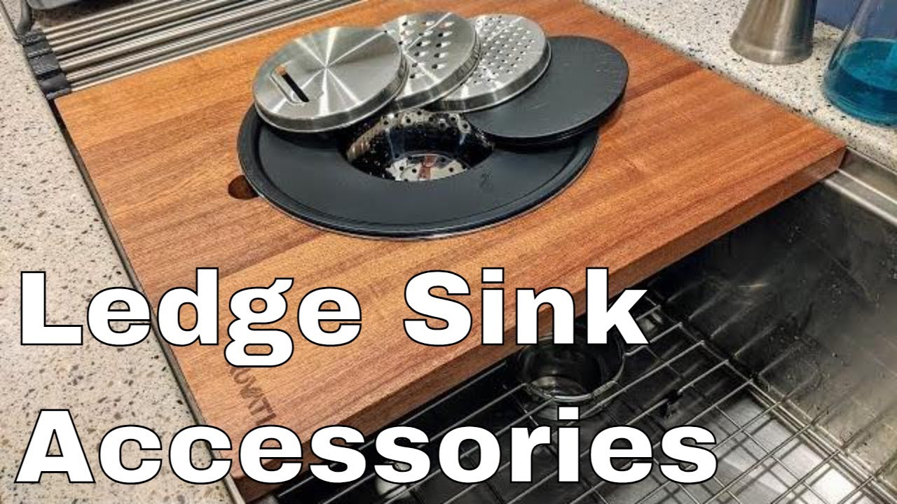 Ruvati Wood Platform with Mixing Bowl and Colander (complete set) for Workstation Sinks - RVA1288