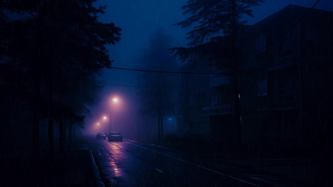 Peaceful Rain Sounds to Fall Asleep Fast & Relax Deeply | It’s Late, Go to Sleep