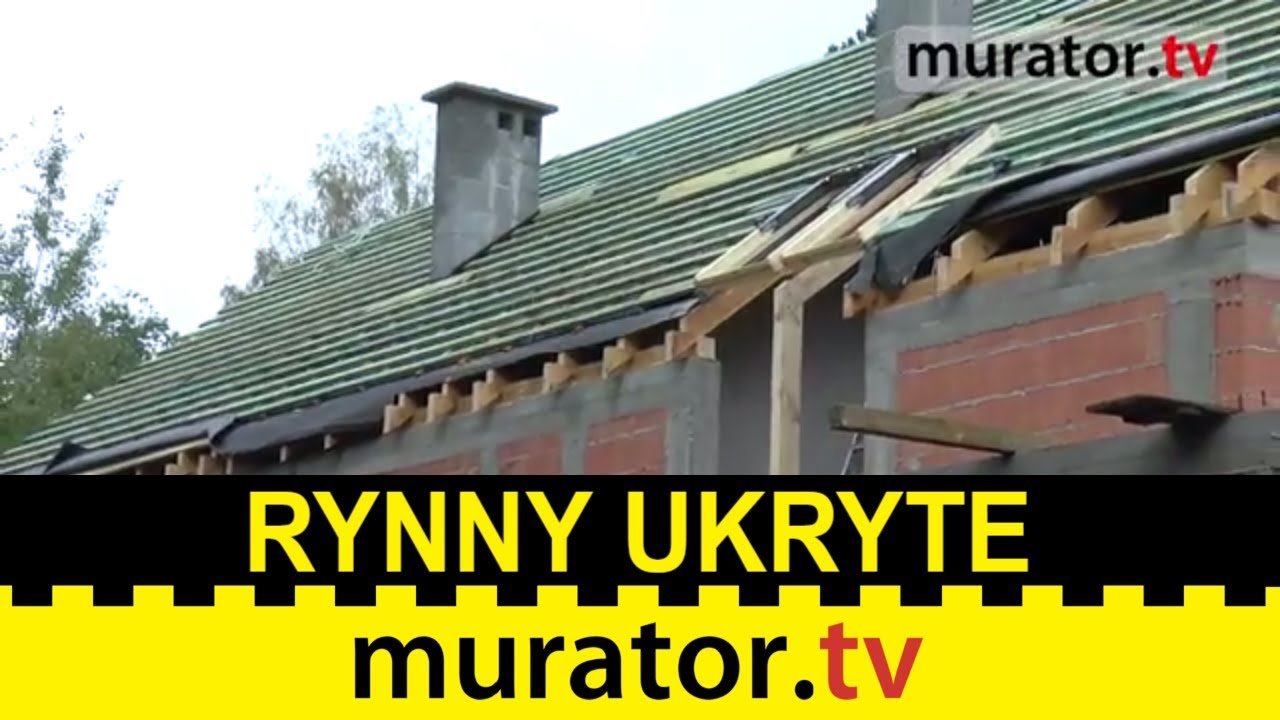 Rynny ukryte wykonywane na budowie