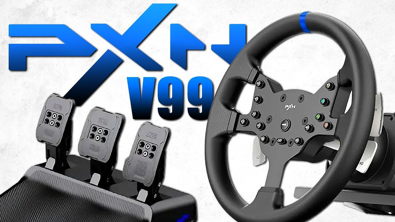 PXN V99 — 30 СМ, 3 ПЕДАЛИ И КОРОБКА ПЕРЕДАЧ — ЛУЧШИЙ БЮДЖЕТНЫЙ ИГРОВОЙ РУЛЬ 2024?