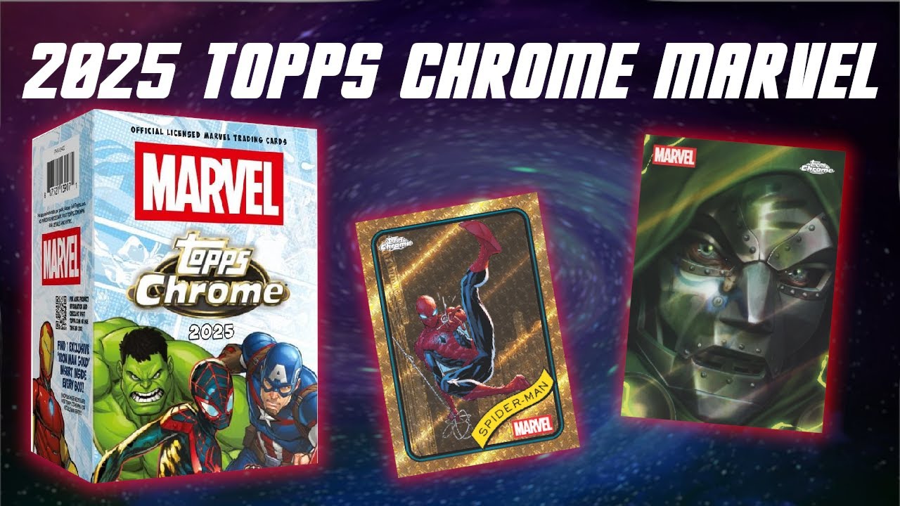 2025 Topps Chrome Marvel Blaster Boxes! Great Hits!