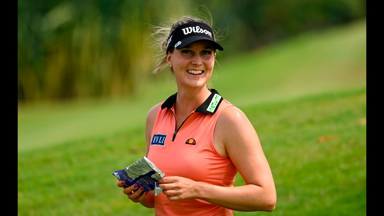 Sanna Nuutinen hits a round of 70 (-2) on Day Two to stay co-leader heading into the weekend