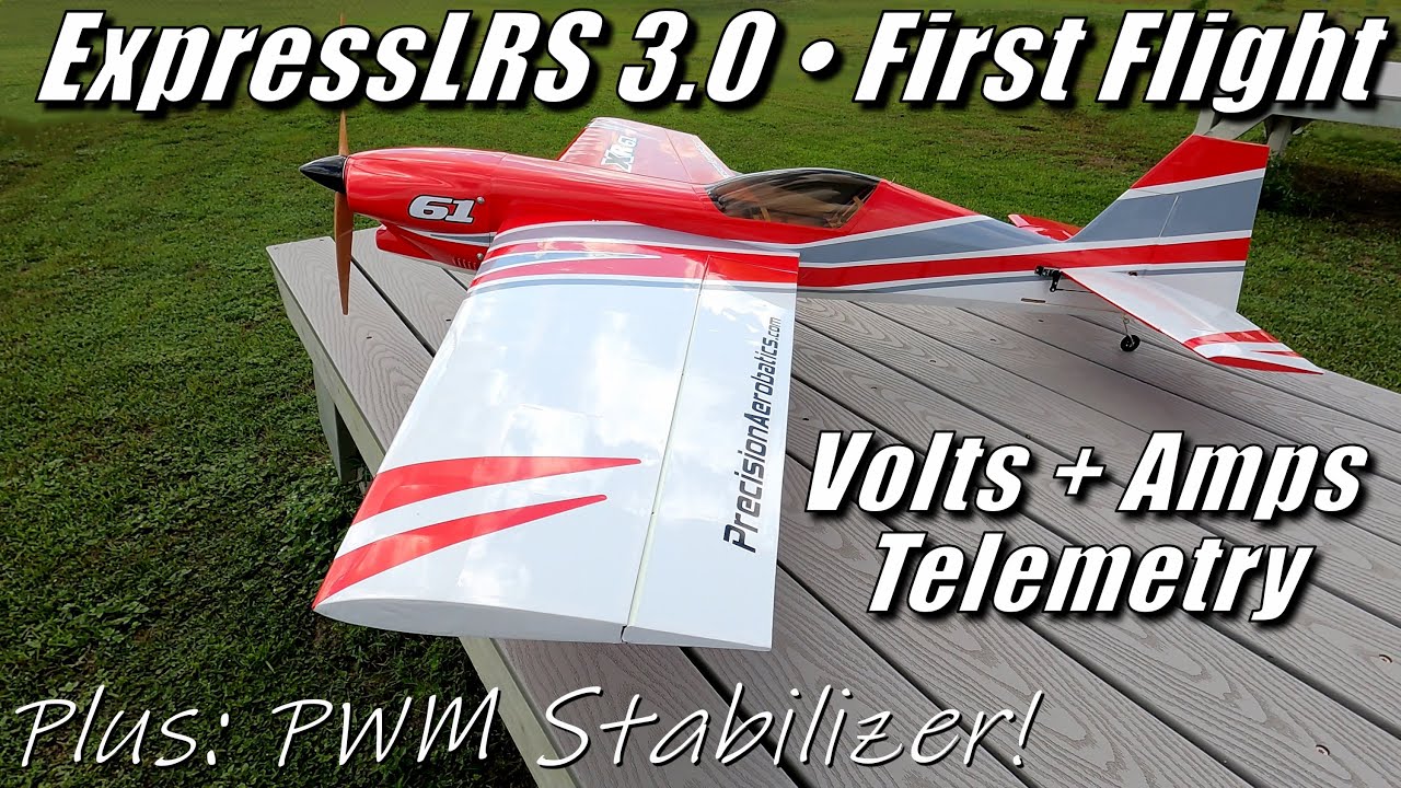 Express LRS [ELRS] 3.0-RC2 Matek Crossfire to PWM First Flight