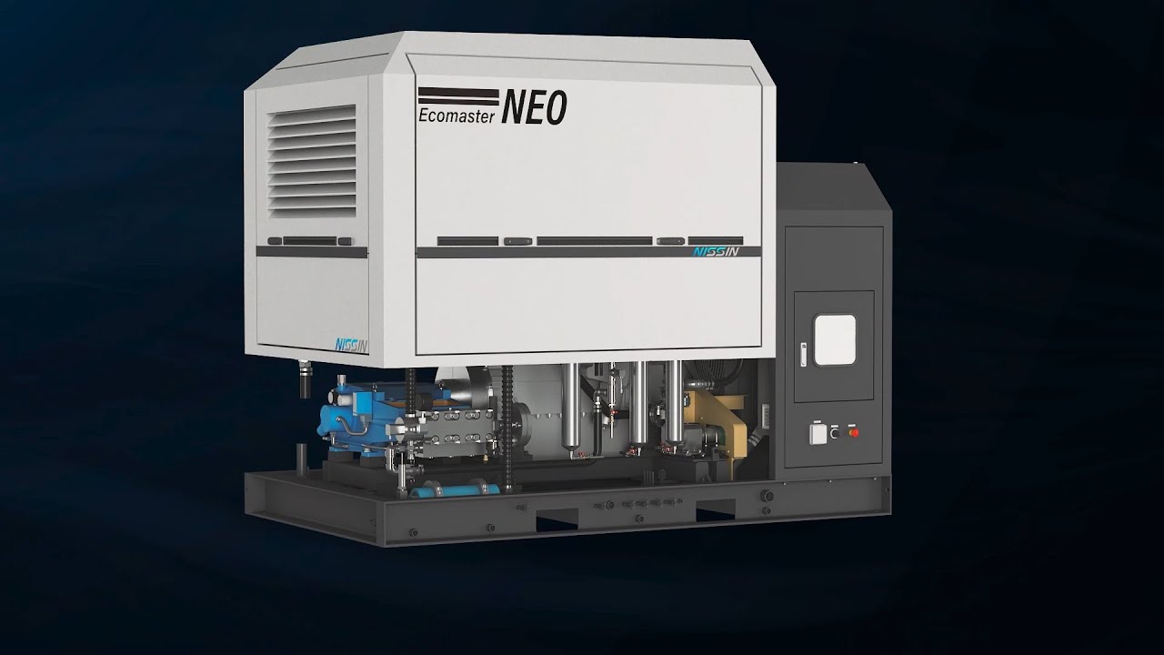 日進機工｜超高圧水発生装置「エコマスターNEO」