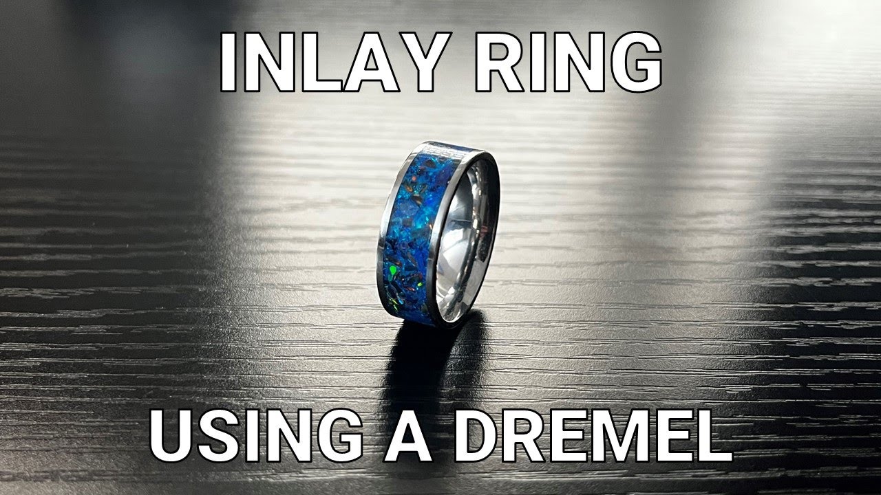 How to Make a Stone Inlay Ring with just a Dremel