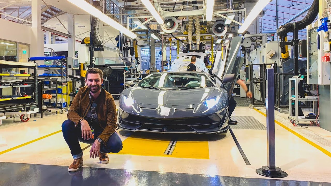 Factory Collection Of A Lamborghini Aventador S!