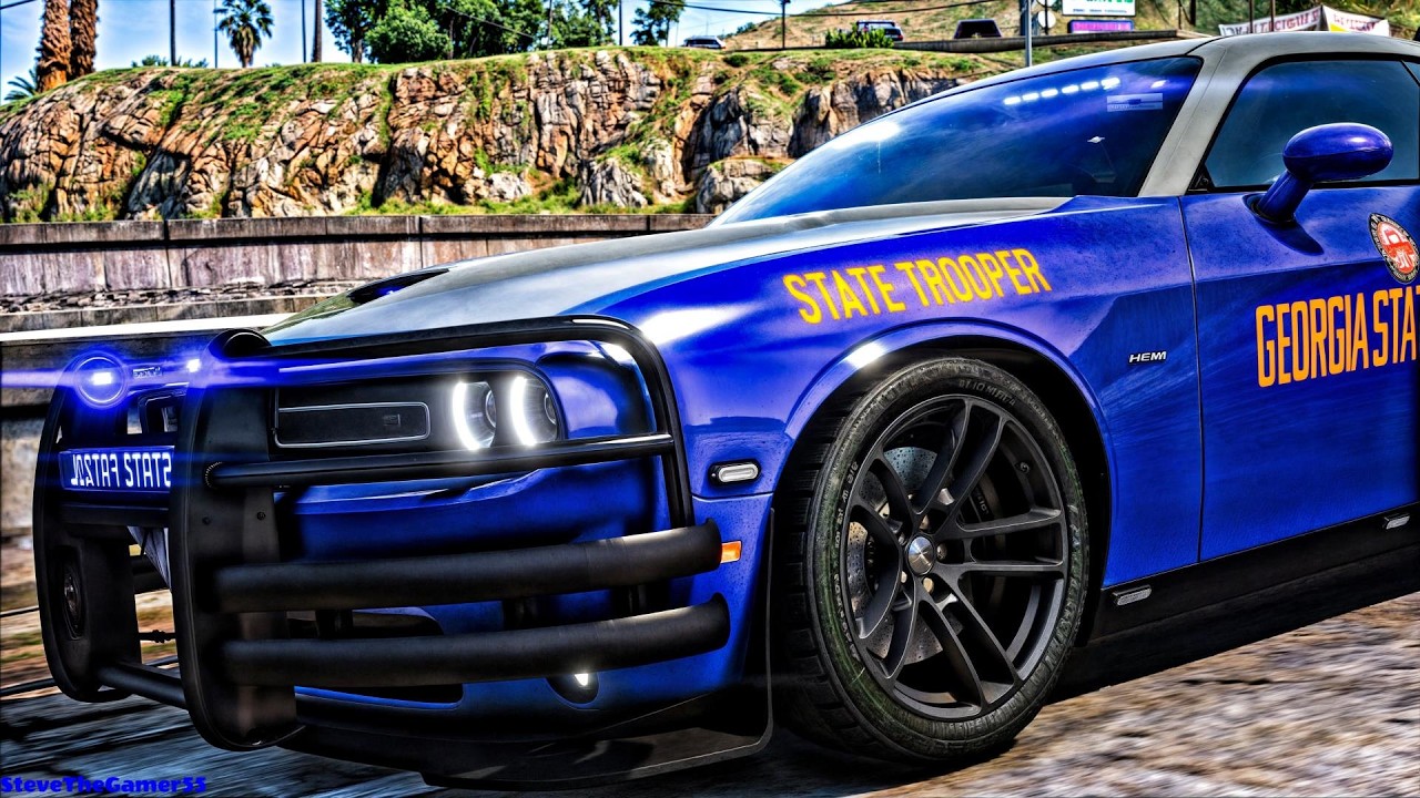 GTA 5 MODS Highway Patrol|| GSP CHALLENGER|| GTA 5 Lspdfr Mod| 4K