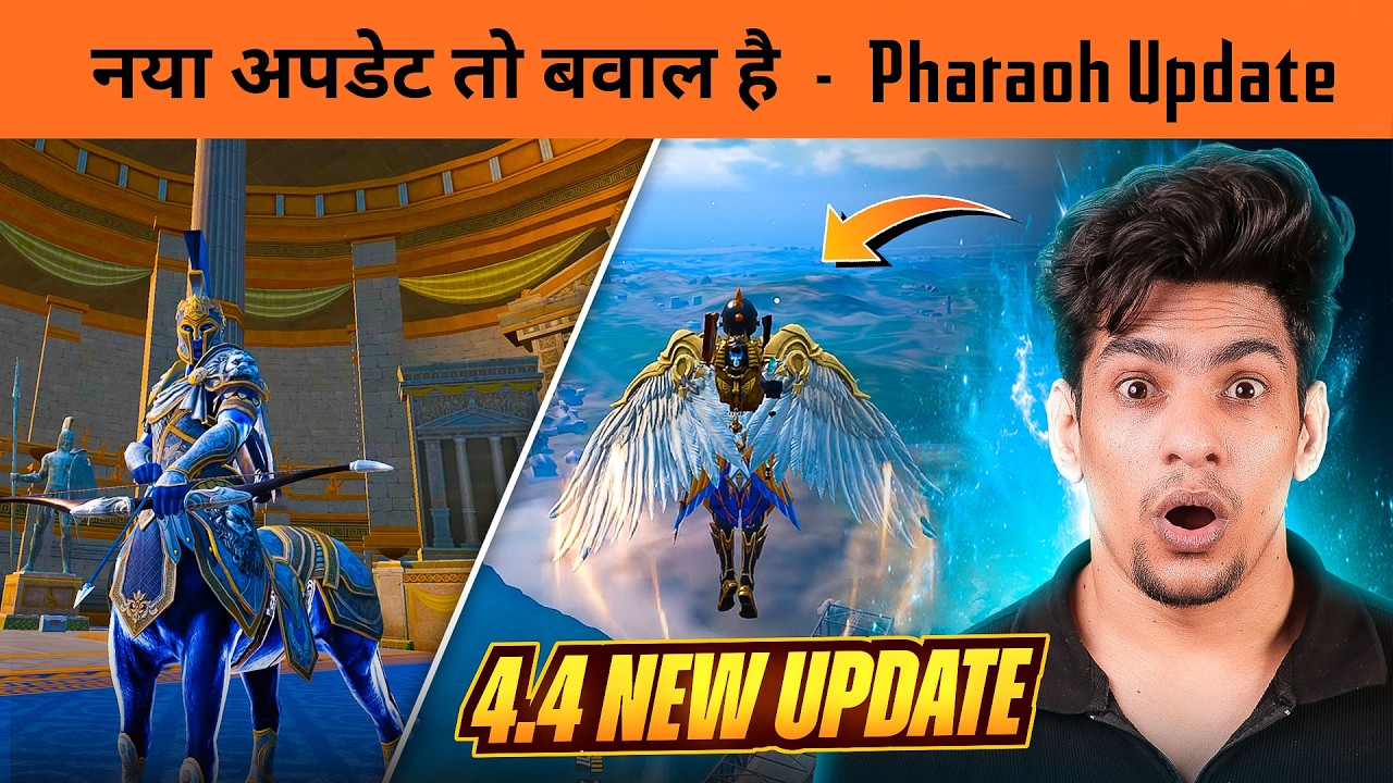 Pharaoh Mode is BACK 🔥 BGMI 4.4 New Update All Powers & Abilities - BGMI New Mode Gameplay