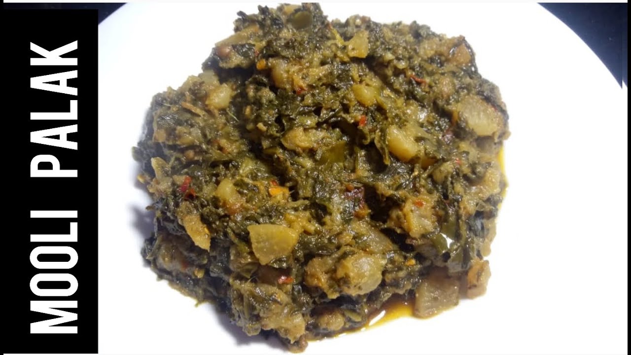 Mooli Palak Recipe | How to Make Mooli Palak