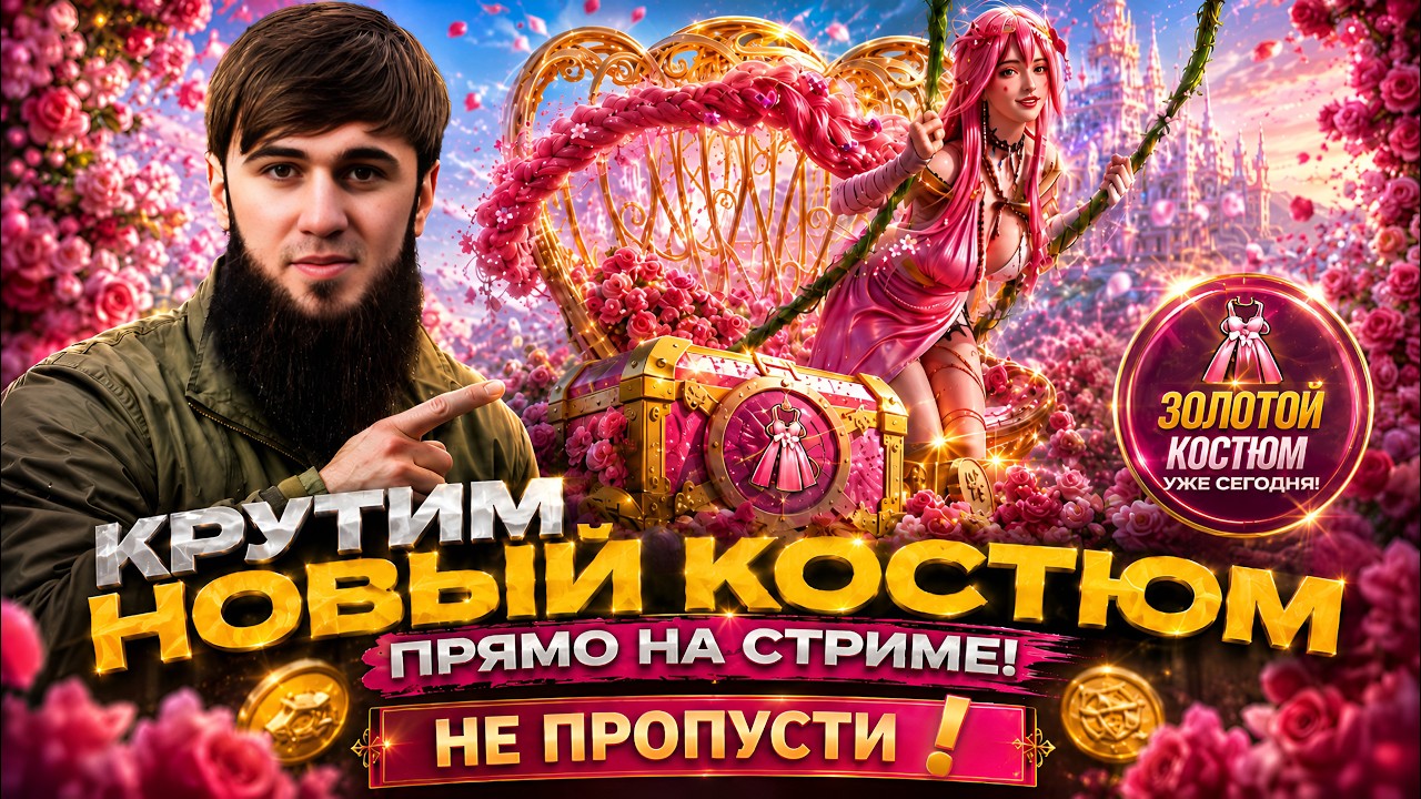 ЖДЁМ ЗОЛОТОЙ КОСТЮМ ВМЕСТЕ! ЗАЛЕТАЙ НА СТРИМ!  | РОЗЫГРЫШ ЗА ЛАЙКИ | ПУБГСТРИМ | PUBG MOBILE