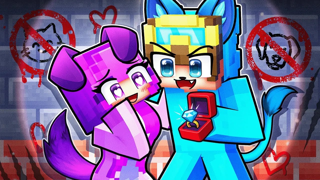 БРАК КОШКИ И СОБАКИ ЗАПРЕЩЕН в Minecraft!