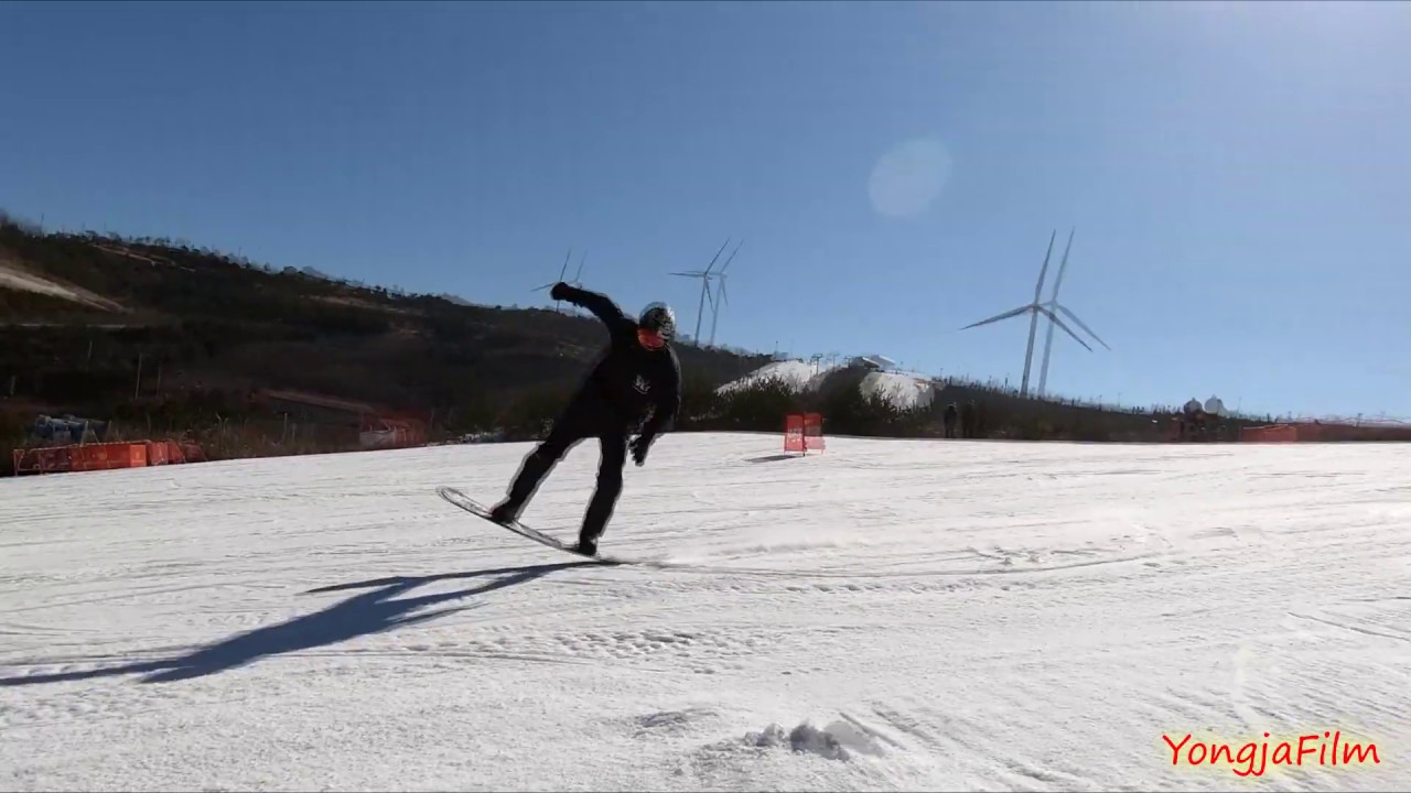 1819 둔턱이 많아 재미있는 에덴밸리 BEST! snowboard Ryan Knapton 냅튼 트릭 따라잡기